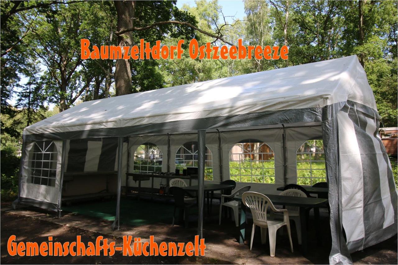 Baumzeltdorf Ostseebreeze Direkt Am Strand Dranske Exterior photo